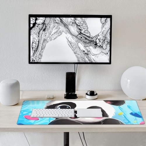 Tapis de souris de jeu bords cousus pour protéger le bureau et le clavier - 7
