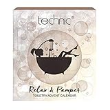 Technic, Toiletry Advent Calendar, 24 Day Christmas Countdown, SOL Retail Exclusive, Filled with Festive Toiletry Essentials