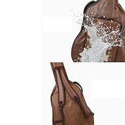 RANRAO Sac de transport pour guitare acoustique classique en cuir synthétique rembourré 101,6 cm - Les Beatles, Paul McCartney, John Lennon, RIngo Starr, George Harrison RANRAO Sac de transport pour guitare acoustique classique en cuir synthétique rembourré 101,6 cm – Image 6