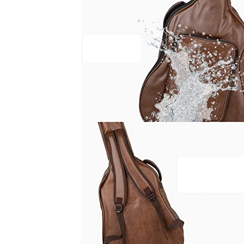 RANRAO Sac de transport pour guitare acoustique classique en cuir synthétique rembourré 101,6 cm - Les Beatles, Paul McCartney, John Lennon, RIngo Starr, George Harrison RANRAO Sac de transport pour guitare acoustique classique en cuir synthétique rembourré 101,6 cm – Image 7