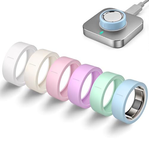 �����^�J�o�[ Oura Ring Gen 4/4 �Z���~�b�N/Oura Ring Gen 3�J�o�[�ɑΉ� ���h�~ �V���R�� �X�}�[�g�����O�A�N�Z�T���[�v���e�N�^�[ RingConn Gen 2/2 Air/ULTRAHUMAN�p ���f�B�[�X �����Y 6�p�b