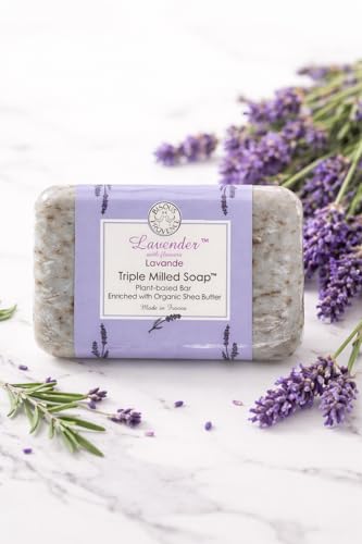Bisous De Provence Lavender Triple Milled Soap Enriched with Shea Butter image 4