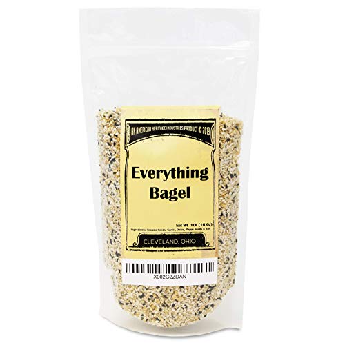 1 LB Everything Bagel Seasoning, Bulk Everything Bagel Seasoning by American Heritage Industries