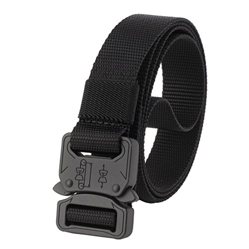 Tactical Nylon Belt, CQB Riggers Waistbelt, MOLLE Heavy Duty Adjustable Waistband Military Webbing Quick release Buckle Band for Men Women