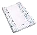 FlyIdeas Set de 2 Fundas para Cambiador Bebe Universal 50x70 cm – Funda Colchon en Suave Tela Elástica de Bambú Impermeable y Súper Absorbente, Cert. OEKO-TEX