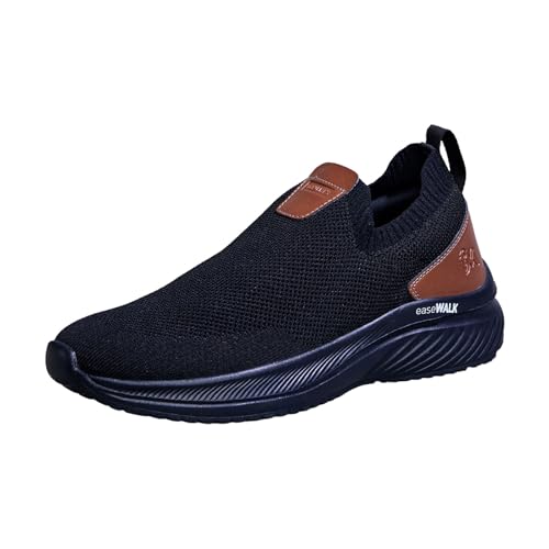 Image of Neeman's Ease Walk Neo Slip-Ons for Men | Lightweight, Breathable & Cushioned Walking Shoes | Easy Slip-in Design for Everyday Comfort & Style