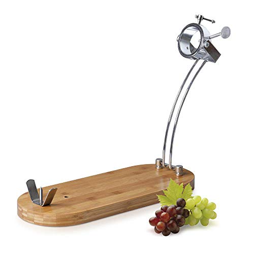 Metaltex Porta Prosciutto In Legno Girevole, Nero, Estandar