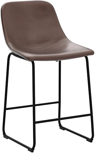 Miniatura 10 de TAVR Furniture Juego de 2 taburetes de mostrador de 24 pulgadas de altura de mostrador con capacidad para hasta 500 libras, sillas de altura de