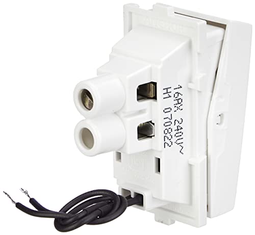 Image of Anchor by Panasonic 65077 Penta Modular 1M 16 AX Polycarbonate One-Way Switch with Neon (White, Pack of 1)