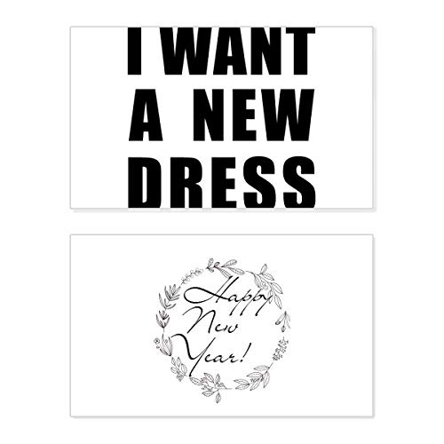 Tarjeta conmemorativa I Want A New Dress: el detalle perfecto y original para dedicatorias únicas