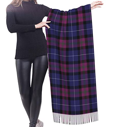 Winter Warm Wrap Shawl Somerset Tartan Print Scarves Blanket Scarf For Women Men2