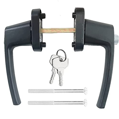 Poignee de Fenetre avec Serrure, Poignée de Fenêtre, Poignée de Fenêtre Verrouillable, Poignées de Fenêtre à Clé en Aluminium, Poignée avec Vis de Fixation,...