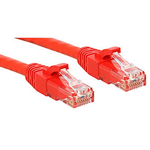 Preisvergleich Produktbild LINDY Cat.6 UTP Premium Patchkabel, halogenfrei, rot, 0,3m