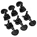 Phefop Guitar Lock Tuner Guitar Tuning Pegs 3 Left 3 Right Guitar Tuning Pegs Parts Replacement