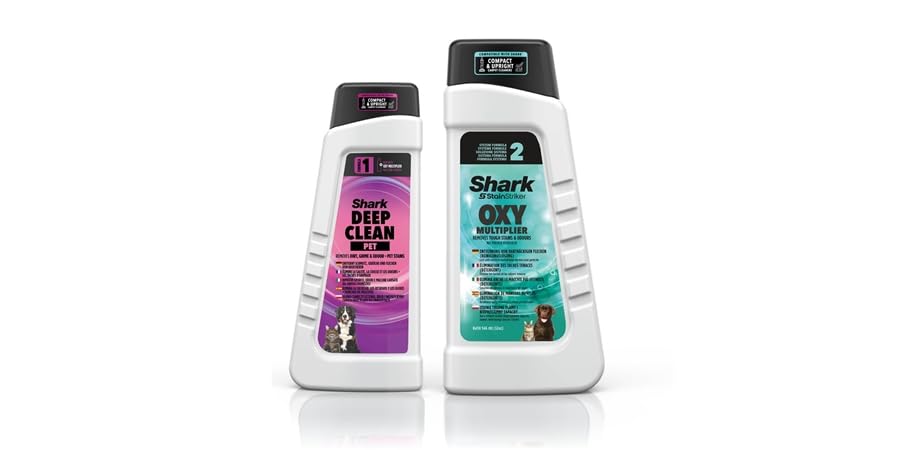 Shark StainStriker Pet Formula Bundle 946 ml Oxy Multiplier Refill and 473ml Deep Clean Pet Refill, for use with Shark StainStriker HairPro Pet PX250EUT, XSKCMBND250EUT