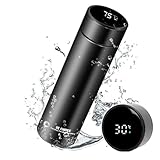 3E Choice Flask for Hot Drink Cold Smart Flask with Temperature Display Stainless Steel Baby Flasks for Boiled Water for Baby Bottles Insulated Flasks Coffee - Milk Tea Travel Mug 500ml - Image 1