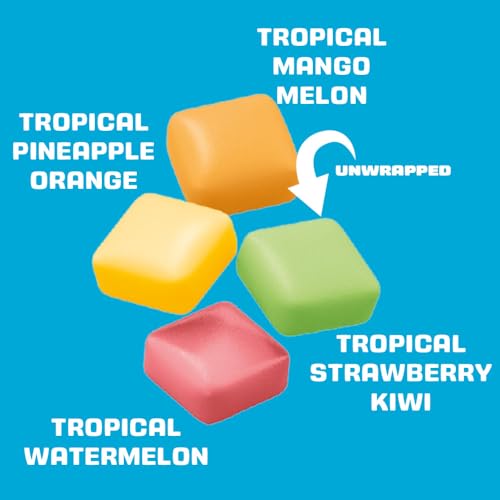 STARBURST Minis Tropical Candy Bulk Candy Bags Of Fruit Chews Snacks 7.2oz - image 5