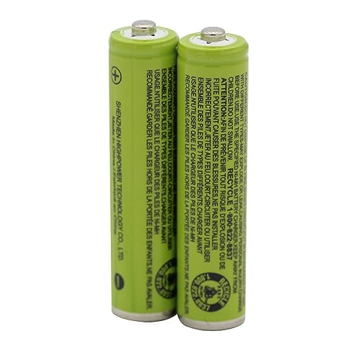 2-Pack Cererpros 1.2V 400mAh Replacement Battery for Panasonic Highpower Cordless Phone Handset HRMR03 N4DHYYY00008