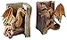 Produktbild Fighting Dragon Bookends, Resin Decorative Bookends, Fighting Dragon Statues Single Bookend for Desktop Ornament For Office, Study, Bedroom