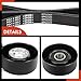 A-Premium Engine Serpentine Belt Drive Kit Compatible with Chevrolet Trailblazer 2002-2009 & GMC Envoy & Buick Rainier & Isuzu Ascender & Saab 9-7x & Oldsmobile Bravada - DOHC 4.2L