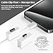 USB Type C Anti Dust Plug 2 Pack USBC Charging Port Cover Plugs Protector Cap with Carry Box Cable Fixer for iPhone 17 Pro Max 16 15 16e for Samsung S25 FE S24 A53 A54 Flip S23 for Google Pixel 10 9 8