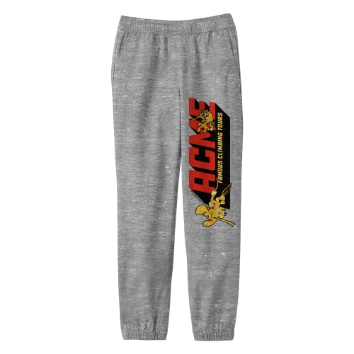 Bioworld Looney Tunes Taz and Bugs Bunny Acme Famous Climbing Tours Youth Heather Gray Graphic Joggers