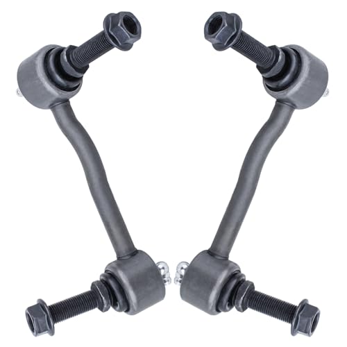 Detroit Axle - Front 2pc Sway Bars for 2007-2019 Dodge Freightliner Mercedes-Benz Sprinter 2500 3500, 2 Stabilizer Sway Bar Links 2008 2009 2010 2011 2012 2013 2014 2015 2016 2017 2018 Replacement