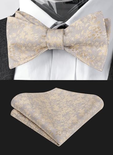 Image of Alizeal Mens 2pcs Floral Pattern Bow Tie Set