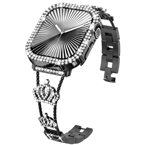Bracelet élégant en métal pour Apple Watch pour briller en soirée