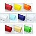 Colored Vellum Paper 8.5 x 11'' 50 Sheets Transparent Vellum Paper Translucent Printable Tracing Paper for Drafting Ink Jet Laser Printer (Multicolored)