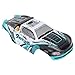RC Car Body Shell Frame for 16101PRO 1:16 RC Cars, Easy Replacement PVC Shell Accessory (Cyan)