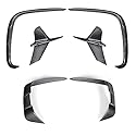 HNVCYT Für BMW 8er Coupe Cabrio GC G14 G15 G16 2019-2022 Auto Vorne Heckstoßstange Lippe Diffusor Seitenspoiler Splitter Schürzen Flaps Canard(Front 2PCS 1 Pair)