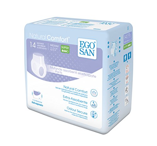EGOSAN Super Incontinence Adult Pull Up Underwear Adult Diapers with Stretchable Waistband, Maximum Absorbency for Active Men and Women (Extra-Large, 14-Count)