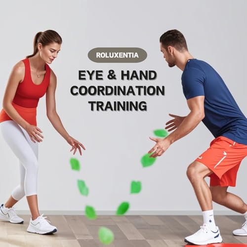 Roluxentia Reaction Balls 4 Pack, 2.8 Inch - Baseball Handball Reflex Training Equipment thumb #2