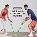 ROLUXENTIA Reaction Balls 4 Pack, 2.8 Inch - Baseball Handball Reflex Training Equipment, Hand-Eye Coordination, Speed Reflex Trainer for Agility Games and Garden Family Gatherings