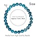 Blue Apatite, Handmade, 8mm, Beads, Stretch Elastic Bracelet, Natural Crystal, Healing Power Energy, Gifts for Adult, Unique Gifts, bracelets for women, gifts for her, gifts for women, jewelry for women, Crystals, Unisex Bracelet, Karma’s Gems