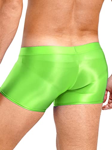 Men's Underwear Ice Silk Boxer Breathable Seamless Transparent Briefs Smooth Underpants2
