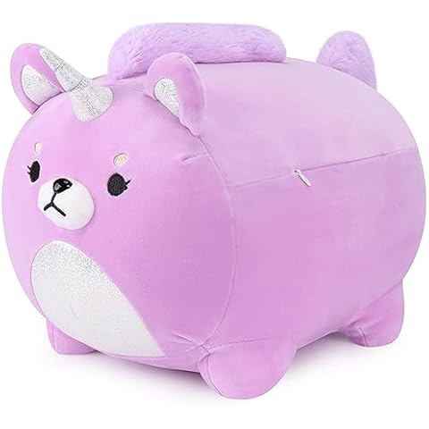 Rainbow Horse Plush Animal Pillow - 50cm Cover