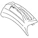Mtd 631-05258 Lawn Tractor Fender Cover, Right Genuine Original Equipment Manufacturer (OEM) Part