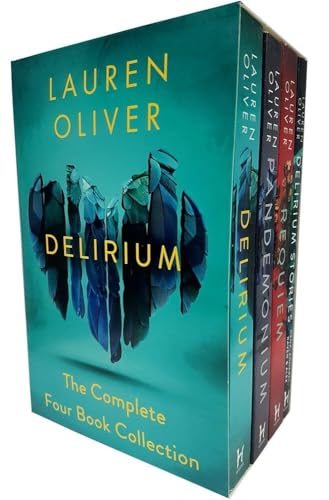 Delirium Series The Complete 4 Books Collection Box Set by Lauren Oliver (Delirium, Pandemonium, Requiem & Delirium Stories)