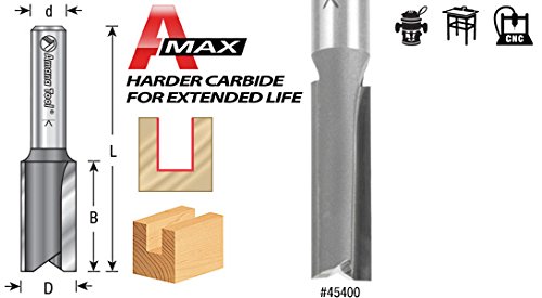 Amana Tool - 45402 Carbide Tipped Straight Plunge 3/8 Dia x 1