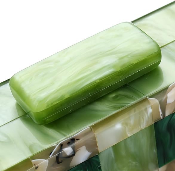 Acrylic Handbags for Women Multicolor Perspex Geometric Purses Box Clutch Elegant Crossbody Bag for Lady Evening Banquet Prom - Image 8