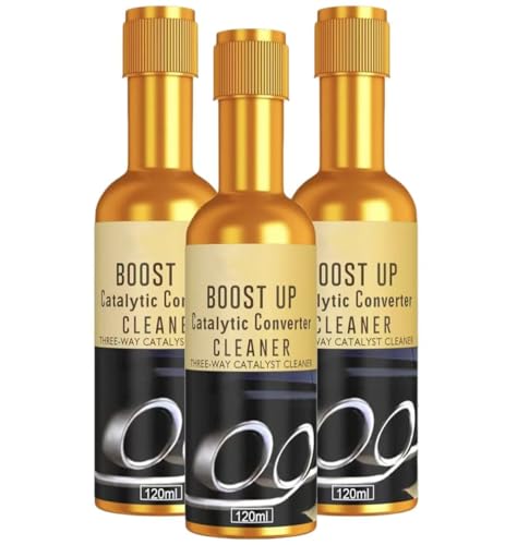 3Pcs Catalytic Converter & Exhaust Cleaner for Gas & Diesel