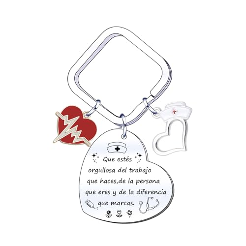 LUODAN Regalos Enfermera Llavero de Enfermera Regalos para Medicos Regalos para Medicos Enfermeras Estudiante de Medicina Graduacion,Enfermera En Apuros,Enfermera en Apuros Accesorios (2) LUODAN Regalos Enfermera Llavero de Enfermera Regalos para Medicos Regalos para Medicos Enfermeras Estudiante de Medicina Graduacion,Enfermera En Apuros,Enfermera en Apuros Accesorios (2)