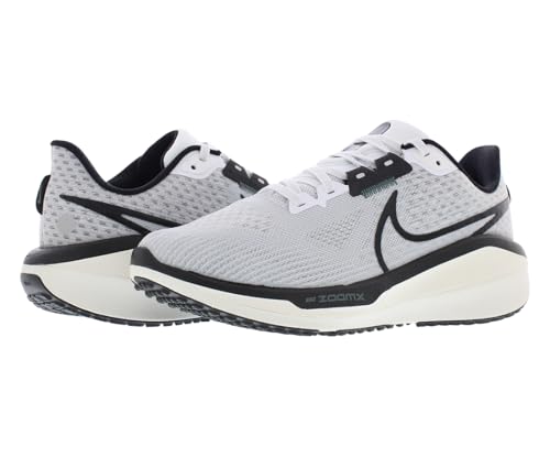 Image of Men's Nike Vomero 17 in Black /Volt-LT Smoke Grey-White