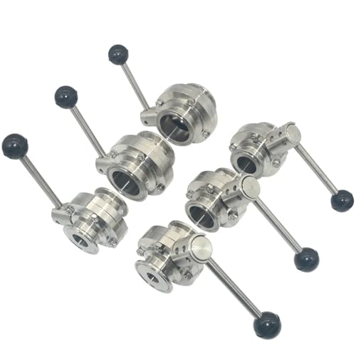 Vanne à trois pinces 1-1/2" pour brassage artisanal et microbrasserie - 3