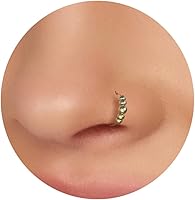 Vista 12 de Anillo de nariz de ópalo para piercing