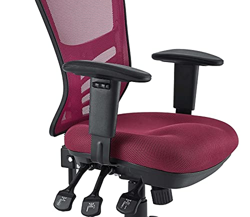 Modway Articulate Ergonomic Mesh Office Chair In Red #TOP4
