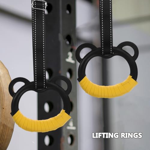Anillas de gimnasia con cintas ajustables para entrenamiento miniatura 5