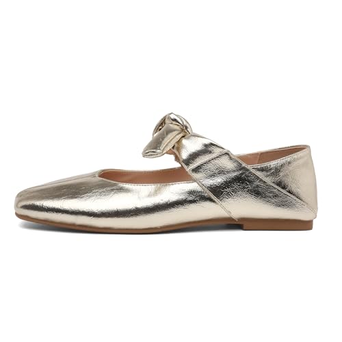 Women’s Flats Square Toe Bow Mary Jane Ballet Flats Fashion Wedding Party Shoes2